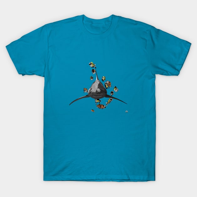 Shark and the Fish T-Shirt by Fin Bay Designs 
